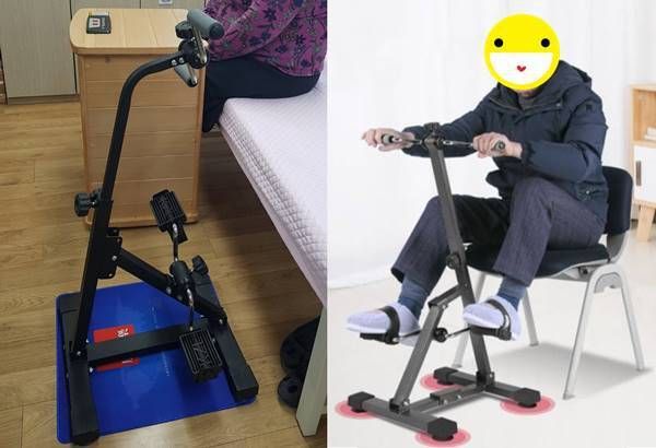 어르신들 무릎관절을 위한 운동기구 및 원적외선 무릎사우나